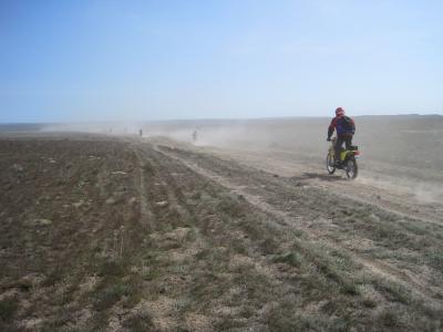 Racers take off in Odessa during the Desert 100