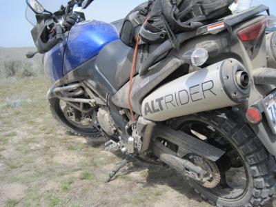 The V-Strom made a strong showing at the Desert 100