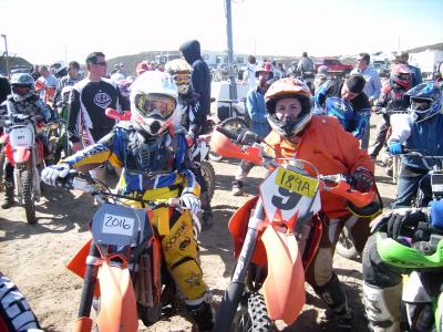 Darcy Kemp dirt bike