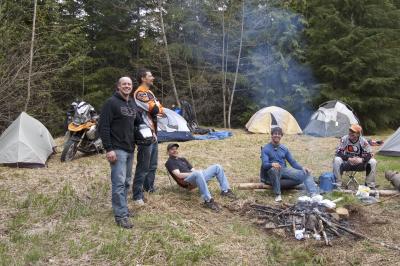 Epic riding, camping in the rain forest, and camaraderie.