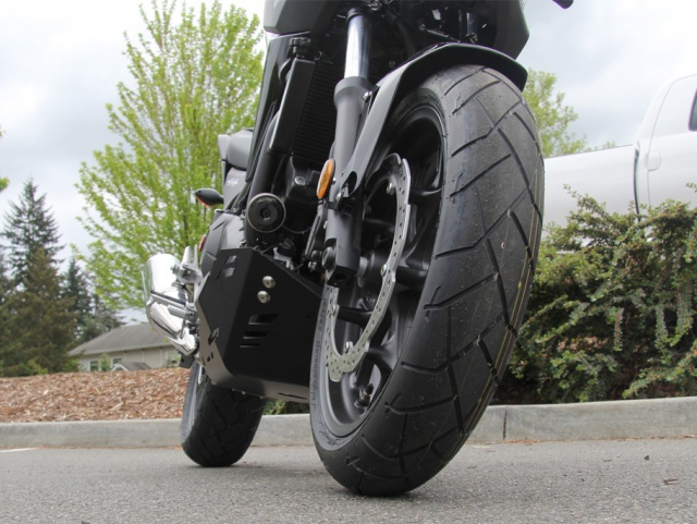 Honda plate skid